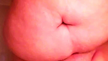 Amateur Brunette BBW with Big Boobs in Shower