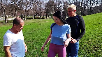Danni's derriere delights in a wild DP romp