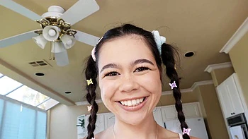 Brianna Arson, the cute petite nymphomaniac, loves to swallow cock no matter how big it is.