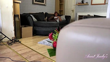 Spying on Beau Masturbating in the Living Room