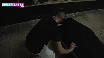 Delicate patootie at ass licking action