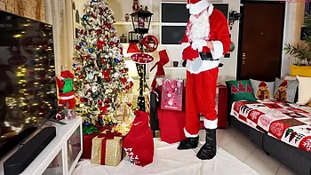 Excited Stepmom And Viagra In Santas Milk