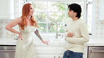 Redhead milf Sophia Locke gets her pussy railed hard