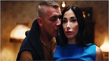 Clea Gaultier And Steve Q - French Brunette With Fake Enhanced Huge Boobs Gets Her Nipples Sucked While Frozen In Time