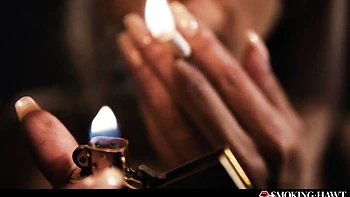 Libidinous Kristof and Veronica's smoking masturbation movie