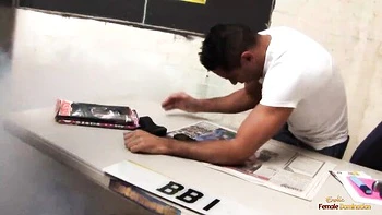 Guy's pussy licking smut by Erotic Female Domination